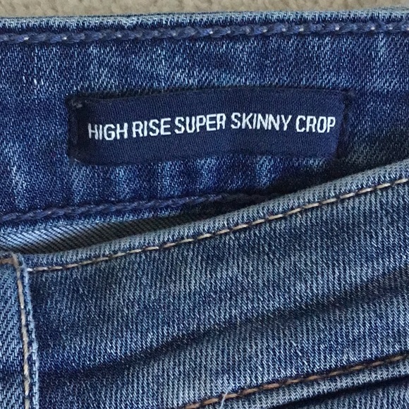 High rise super skinny crop Hollister jeans - Picture 3 of 4